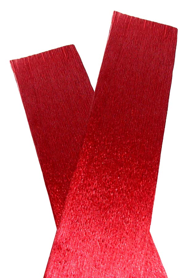 Χαρτί γκοφρέ μεταλλικό κόκκινο METALLIC CREPE COLORFIX