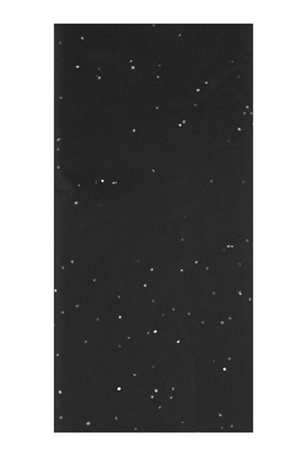 Μεταξόχαρτο μαύρο με glitter 50x70cm 6 φύλλα Clairefontaine 20910-BC