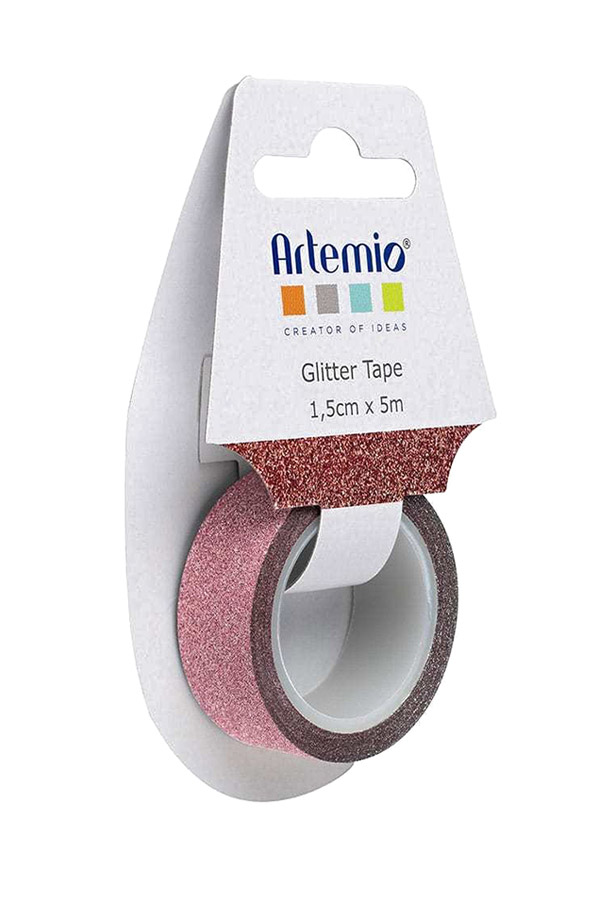 Διακοσμητική ταινία αυτοκόλλητη glitter Artemio μπρονζέ 11004444