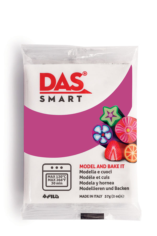 Πολυμερικός πηλός DAS smart 57gr Geranium pink 321011
