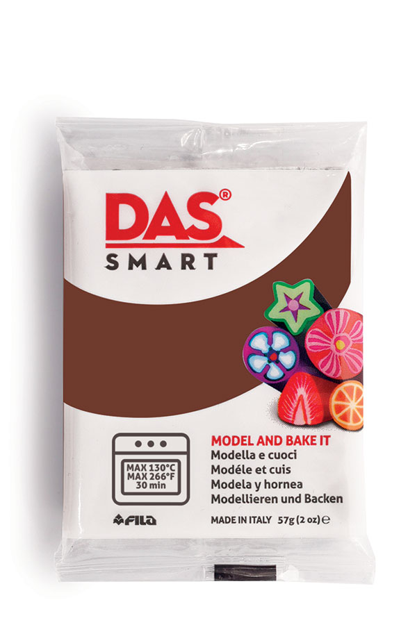 Πολυμερικός πηλός DAS smart 57gr Chocolate 321028