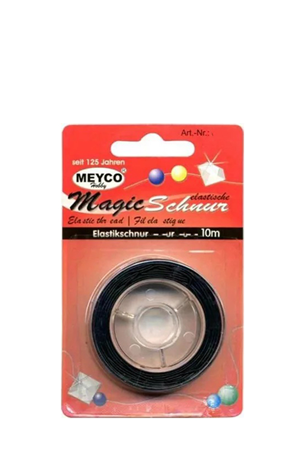 Κορδόνι χειροτεχνίας 10m meyco μαύρο 65257