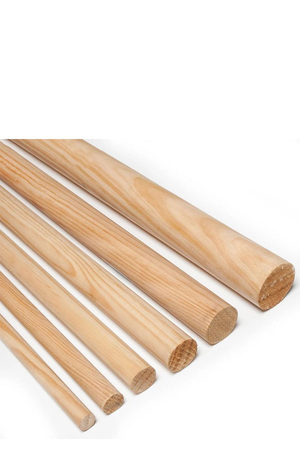 Καβίλια ξύλινη στρογγυλή 100cm 0,4mm 062K0004