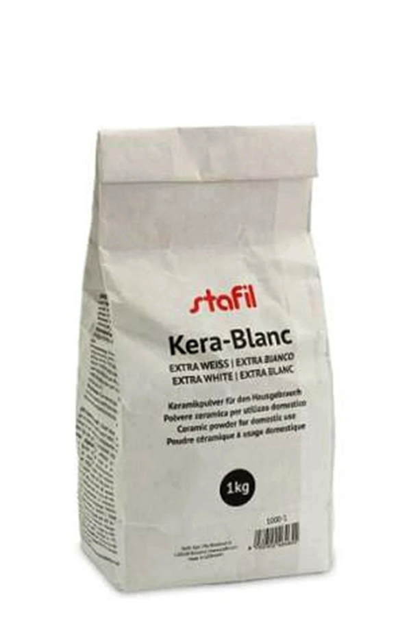 Σκόνη πορσελάνης 1Kg Kera Blanc Stafil extra white 1000-1
