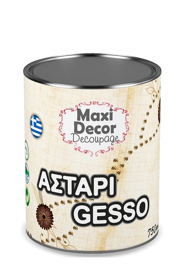 Αστάρι Gesso 750ml Maxi Decor 108008