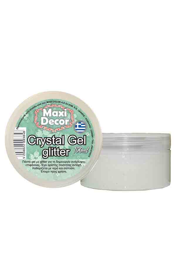 Πάστα Crystal gel glitter 100ml Maxi Decor 107035