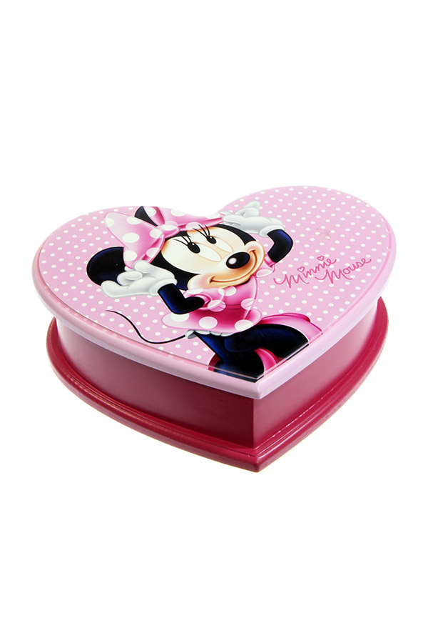 Μπιζουτιέρα ξύλινη καρδιά Minnie Mouse KNSLMN12-012N