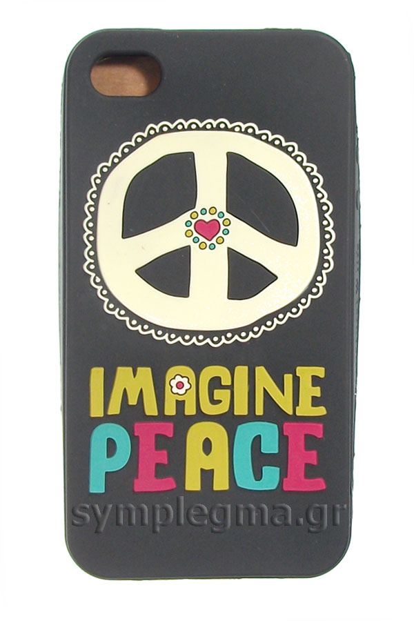 Θήκη για iPhone 4G/4GS/4S Natural Life - Imagine peace PCV006