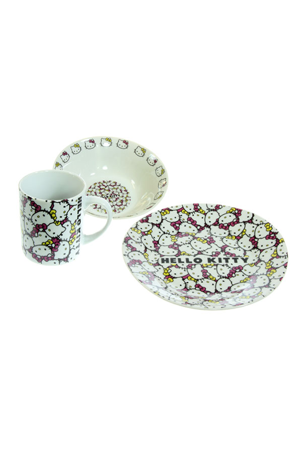 Σετ πρωινού 3 τμχ Hello Kitty HK55-39E