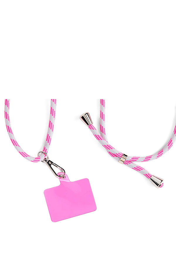 CREATE IT! Κορδόνι smartphone ροζ γαλάζιο 841014A