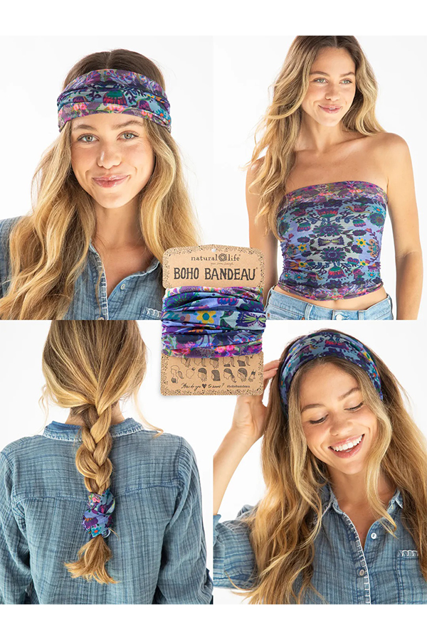 Κορδέλα μαλλιών μπαντάνα Boho Bandeau Natural life BBW000165