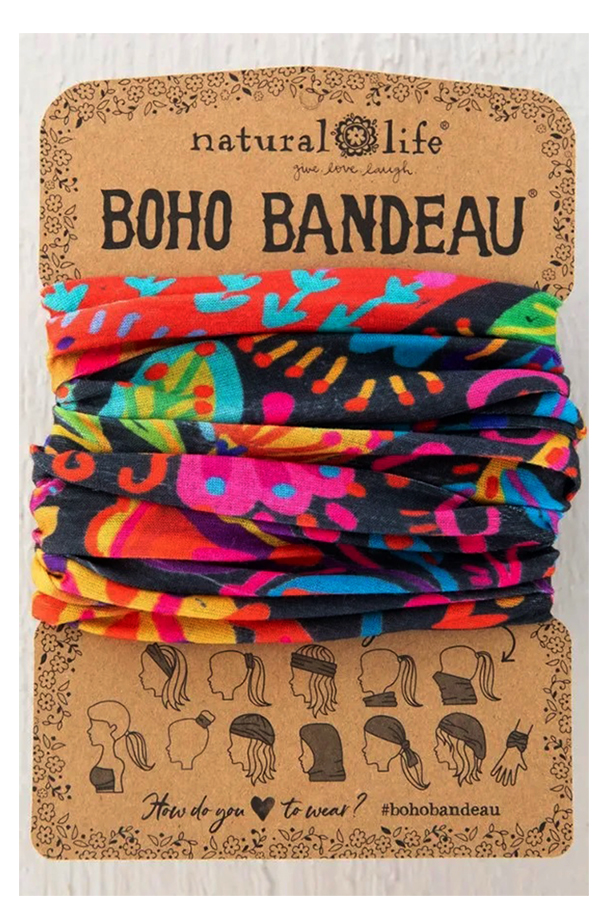 Κορδέλα μαλλιών μπαντάνα Boho Bandeau Natural life BBW000166