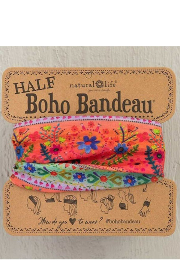 Κορδέλα μαλλιών μπαντάνα Half Boho Bandeau Natural life BBW271