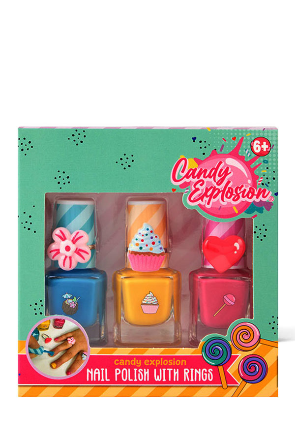 CREATE IT! Παιδικό σετ 3 μανό με δαχτυλίδι 884807AV