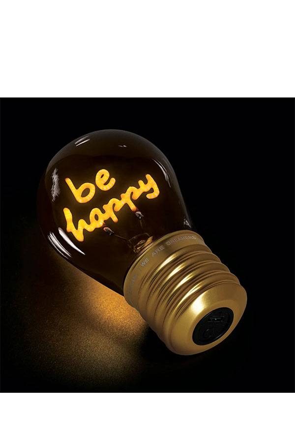 Διακοσμητικό φωτιστικό LED Bulb Fiction LEGAMI Be happy CLB0015