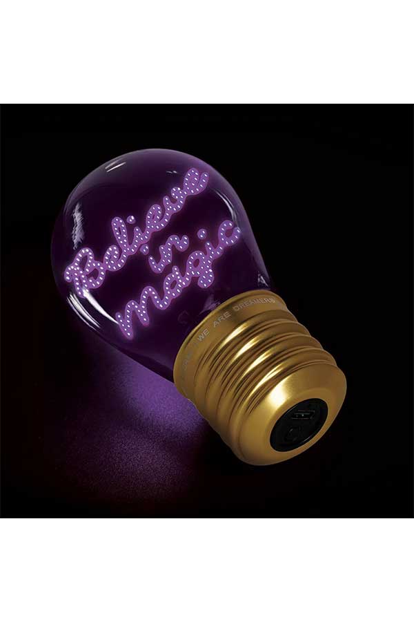 Διακοσμητικό φωτιστικό LED Bulb Fiction LEGAMI Believe in Magic CLB0017