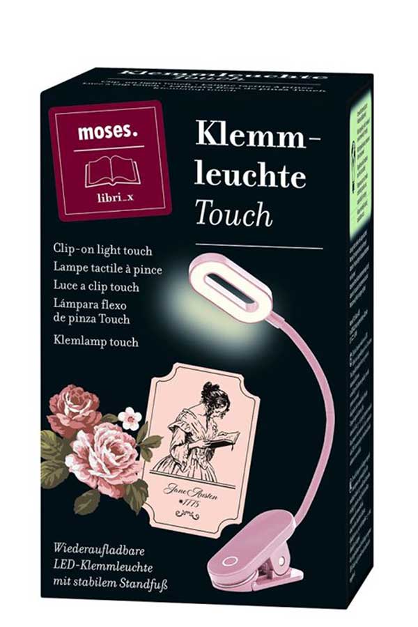 Φωτιστικό βιβλίου moses ροζ 83564