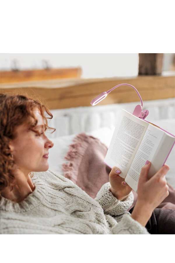 Φωτιστικό βιβλίου moses ροζ 83564