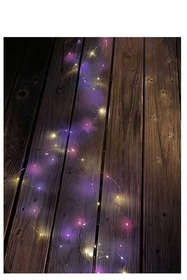 Διακοσμητικά φωτάκια LED τρίχρωμα με ηλιακή ενέργεια MOSES 80377