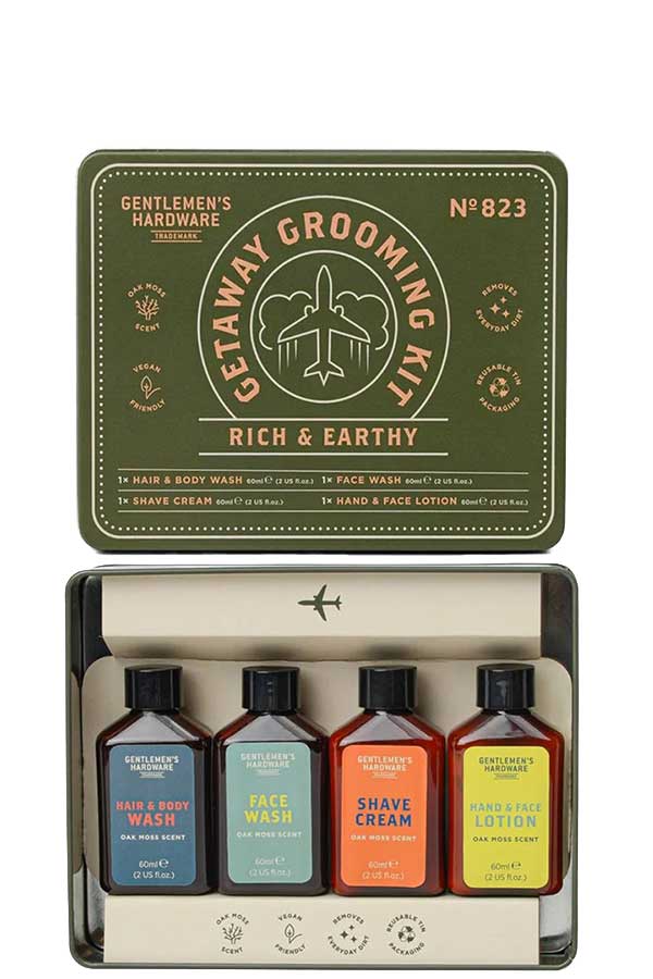 Σετ ταξιδιού καλλυντικά Getaway grooming kit Gentlemens hardware GEN823 