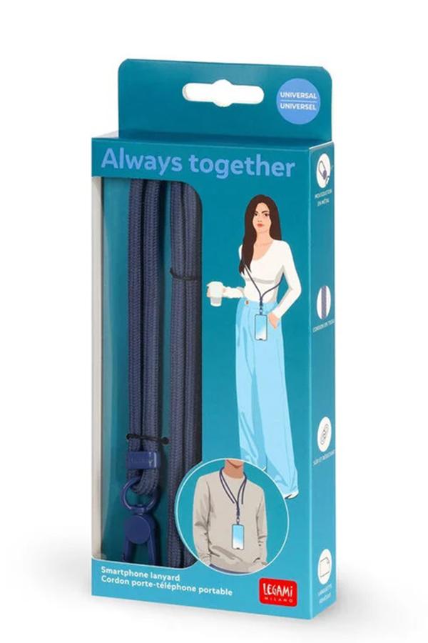 Κορδόνι smartphone Legami Always Together μπλε PHL0005