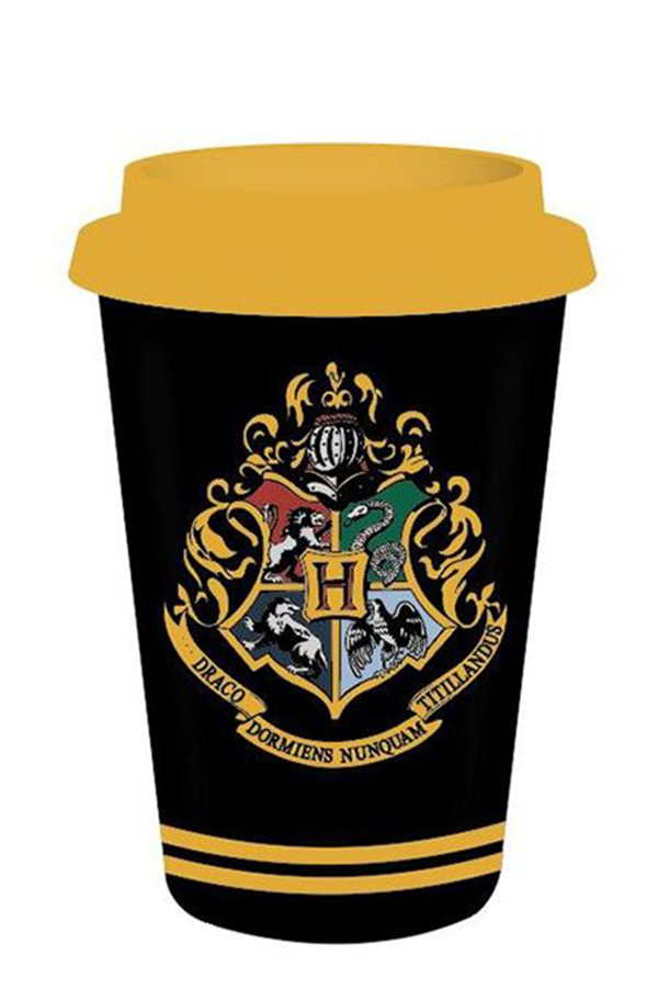 Κούπα κεραμική με καπάκι Harry Potter Hogwarts 48617