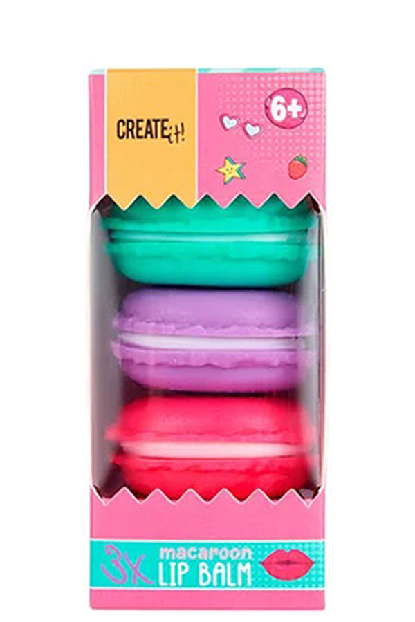 CREATE IT! Σετ 3 Lip balm Macaron 84844