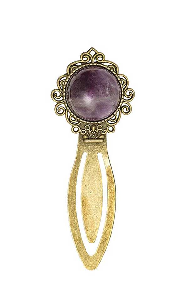 Σελιδοδείκτης με ημιπολύτιμο λίθο moses αμέθυστος 63533