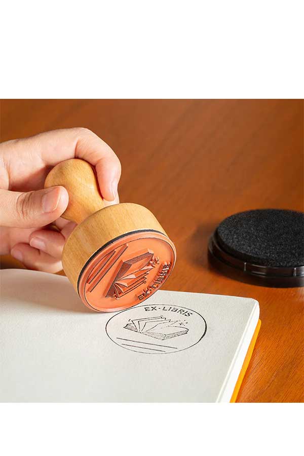 Σφραγίδα βιβλίων Ex-Libris Kikkerland ST140