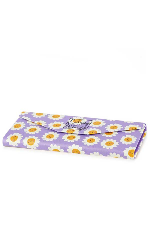 Θήκη γυαλιών τριγωνική LEGAMI Μαργαρίτες FGC0017