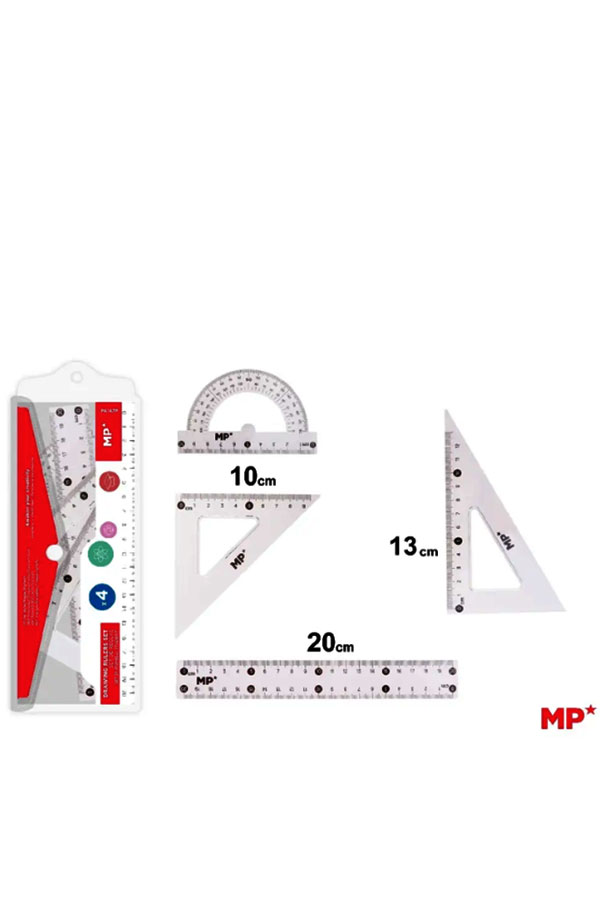 Σετ 4 γεωμετρικά σχήματα 20cm MP PA147P