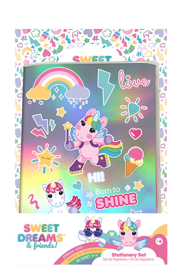 Σημειωματάριο με αυτοκόλλητα Sweet Dreams KL11549