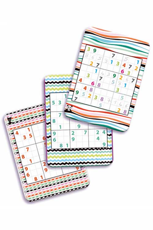 Mini σπαζοκεφαλιές 30 καρτών Sudoku Djeco DJ05350