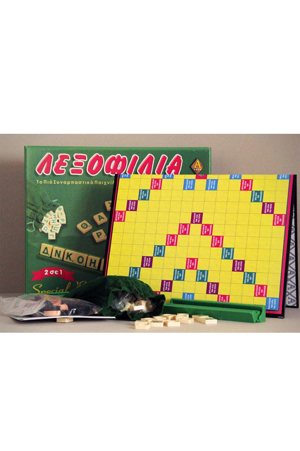 Επιτραπέζιο παιχνίδι Λεξοφιλία - Ντάμα Argy Toys 0109