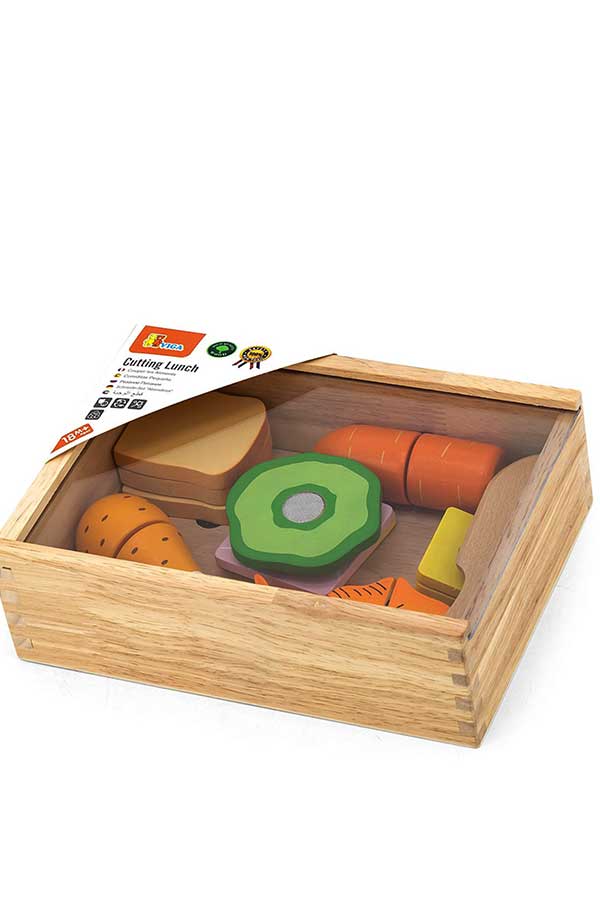 Ξύλινα τρόφιμα διαίρεσης VIGA σε κουτί 44542