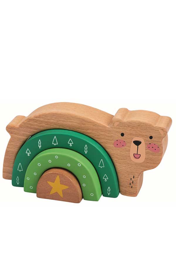 Παιχνίδι στοίβαξης ξύλινο moses Αρκουδάκι 16825