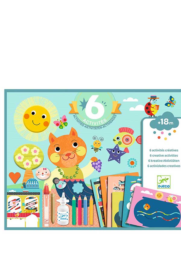 Σετ καλλιτεχνικών και δημιουργικής απασχόλησης Djeco Γατούλα DJ09292