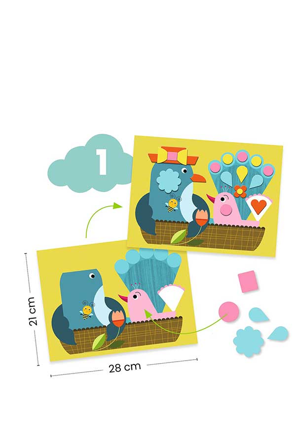 Σετ καλλιτεχνικών και δημιουργικής απασχόλησης Djeco Γατούλα DJ09292