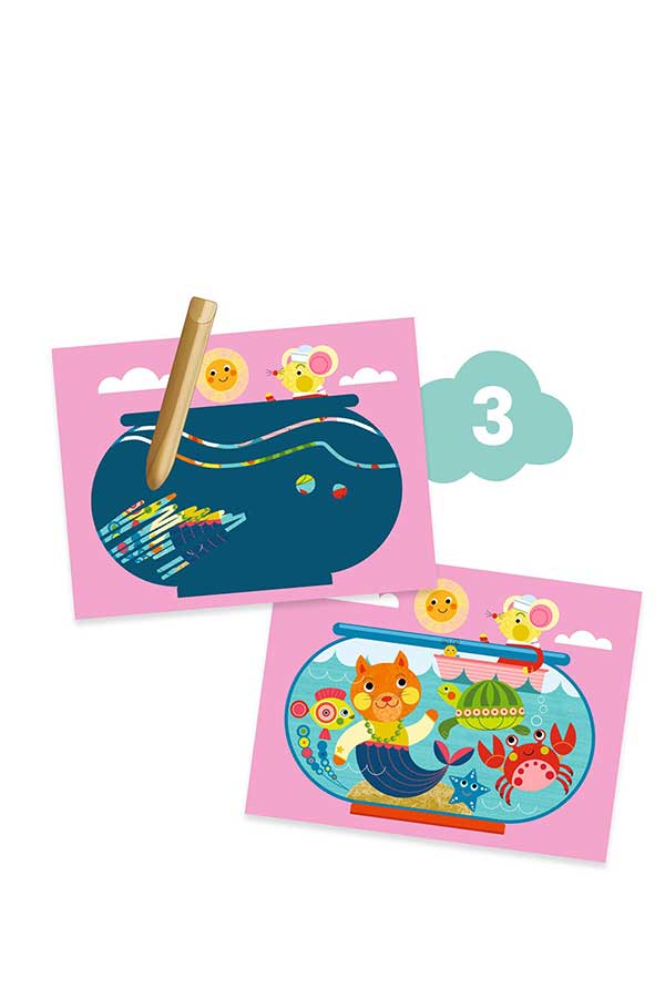 Σετ καλλιτεχνικών και δημιουργικής απασχόλησης Djeco Γατούλα DJ09292