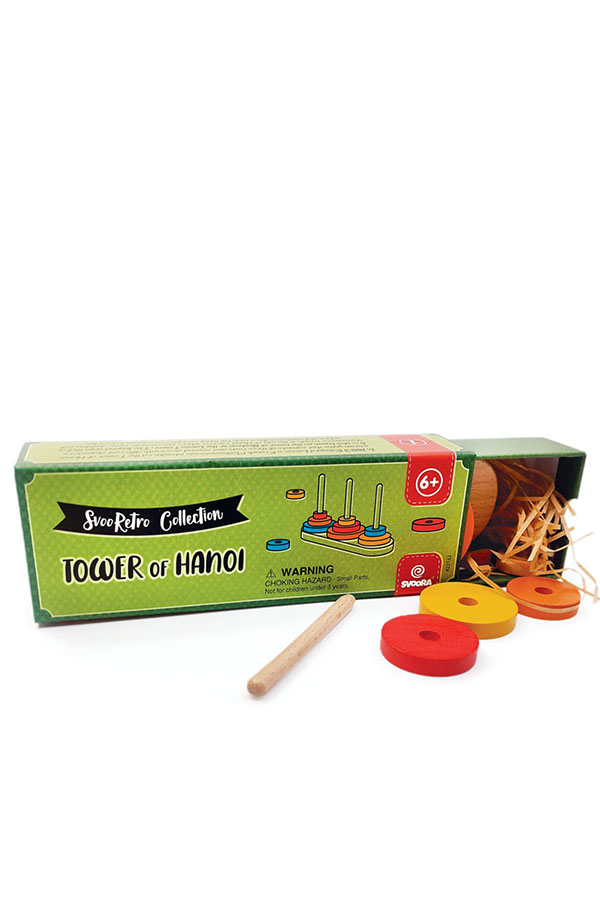 Σπαζοκεφαλιά Tower of Hanoi Svooretro Svoora 23132