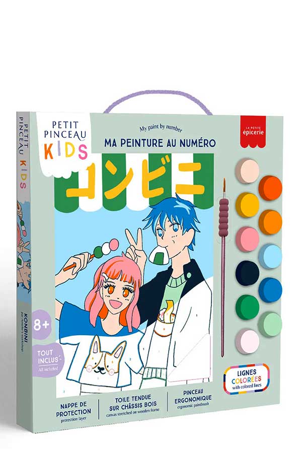 Σετ ζωγραφικής με νούμερα Kids La petite epicerie Konbini 351005