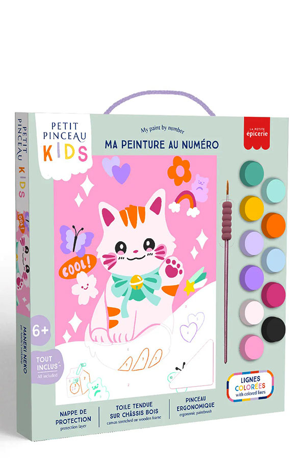 Σετ ζωγραφικής με νούμερα Kids La petite epicerie Maneki neko 351003