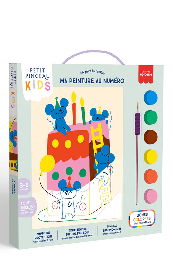 Σετ ζωγραφικής με νούμερα Kids La petite epicerie Yummy 351008