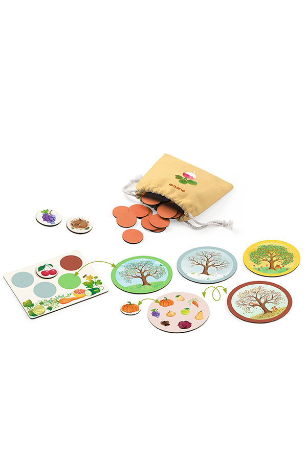 Επιτραπέζιο παιχνίδι αντιστοίχισης Djeco 4 εποχές DJ00809