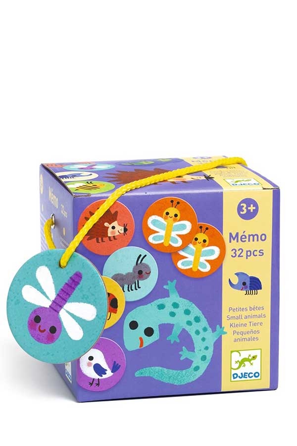 Επιτραπέζιο παιχνίδι Memo Djeco Μικρά ζωάκια DJ08254