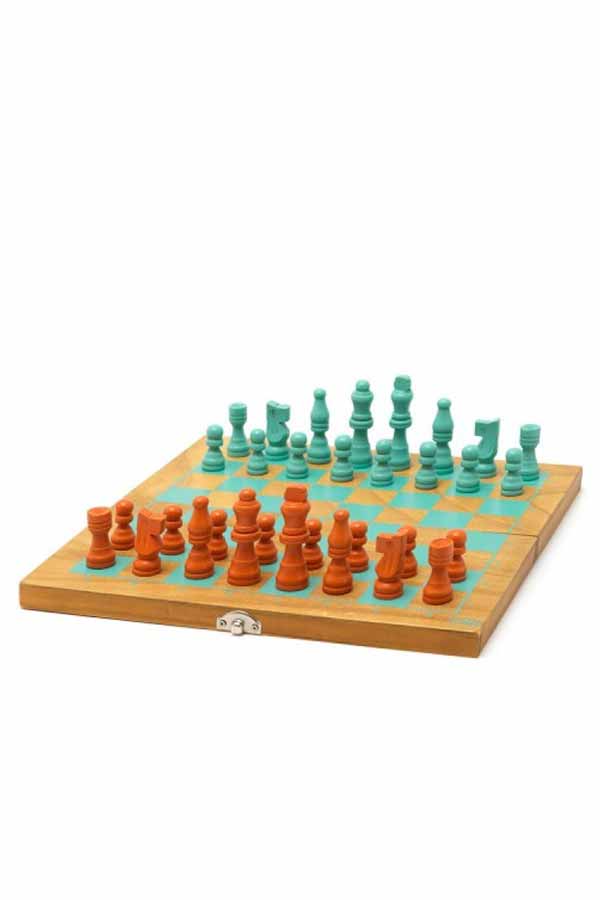 Επιτραπέζιο παιχνίδι Σκάκι και Ντάμα 2 σε 1 ξύλινο CHESS AND DRAUGHTS LEGAMI CD0001