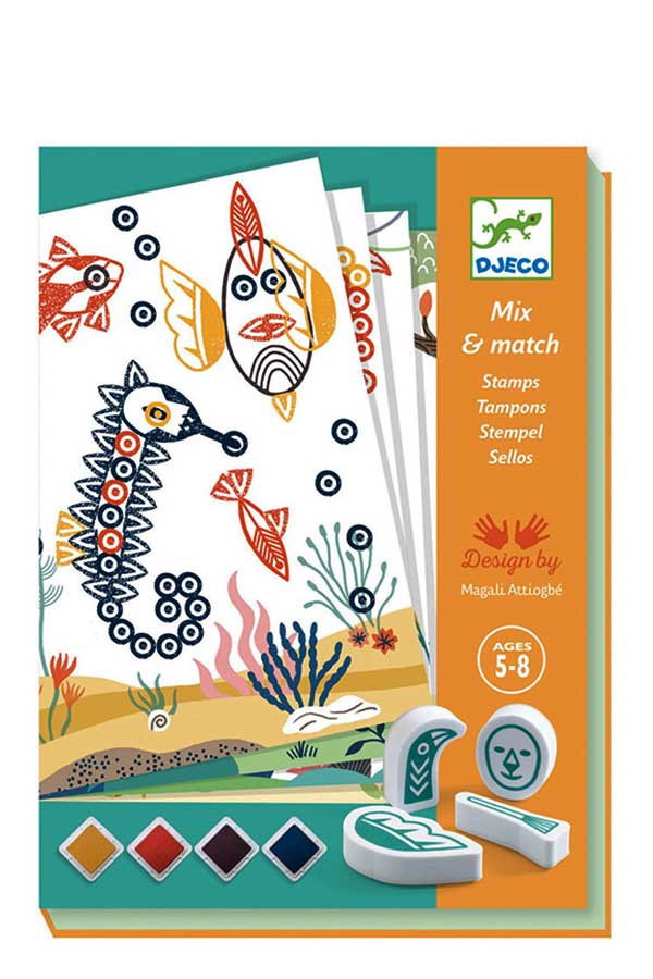Ζωγραφίζω με σφραγίδες Djeco Ζωάκια DJ08742