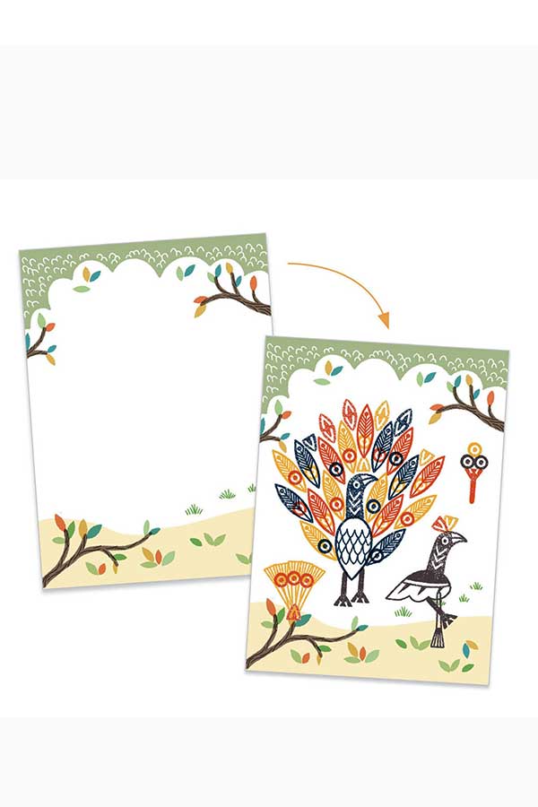 Ζωγραφίζω με σφραγίδες Djeco Ζωάκια DJ08742