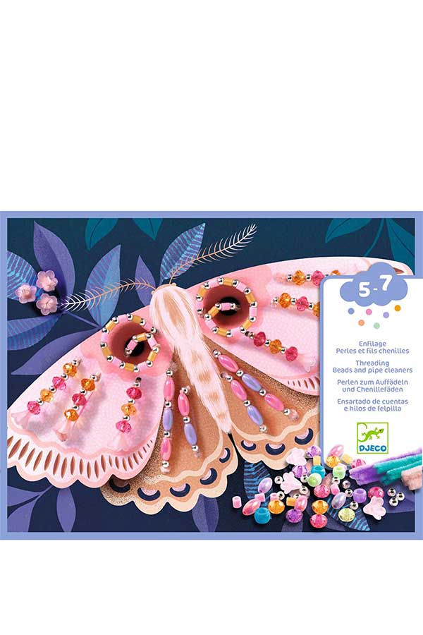 Σετ Χειροτεχνίας με χάντρες Djeco Πεταλούδα DJ09900