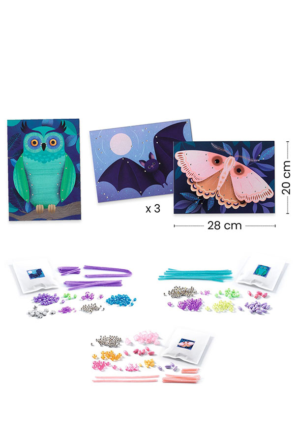 Σετ Χειροτεχνίας με χάντρες Djeco Πεταλούδα DJ09900